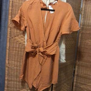 NWT surplice romper